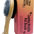The Buddy System - Combo Bristle Pet Brush, 2-in-1 Brush