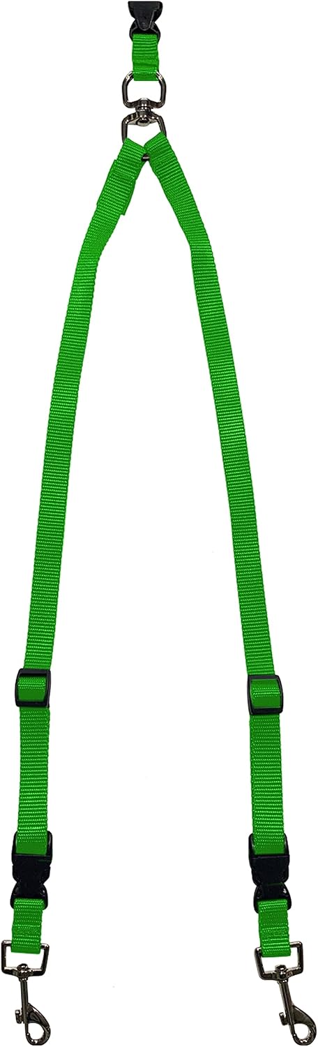 The Buddy System Double Buddy Hands Free Dog Leash Accessories, Fits All Our Dog Leashes, Versatile Leash System for Runners, Joggers and Dog Owners, Made in USA- Small Dog System