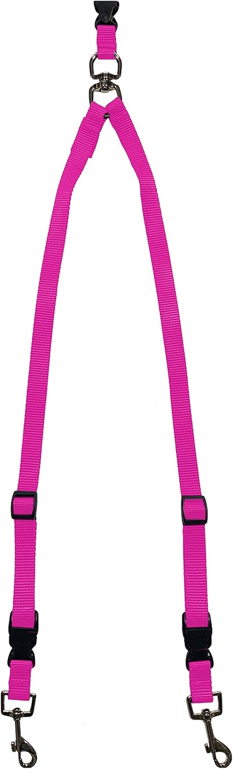 The Buddy System Double Buddy Hands Free Dog Leash Accessories, Fits All Our Dog Leashes, Versatile Leash System for Runners, Joggers and Dog Owners, Made in USA- Small Dog System