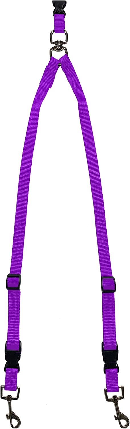 The Buddy System Double Buddy Hands Free Dog Leash Accessories, Fits All Our Dog Leashes, Versatile Leash System for Runners, Joggers and Dog Owners, Made in USA- Small Dog System