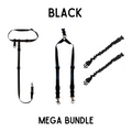 BUNDLE - Regular Dog Leash, Double Buddy + 2x Lunge Busters