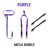 BUNDLE - Regular Dog Leash, Double Buddy + 2x Lunge Busters