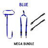 BUNDLE - Regular Dog Leash, Double Buddy + 2x Lunge Busters