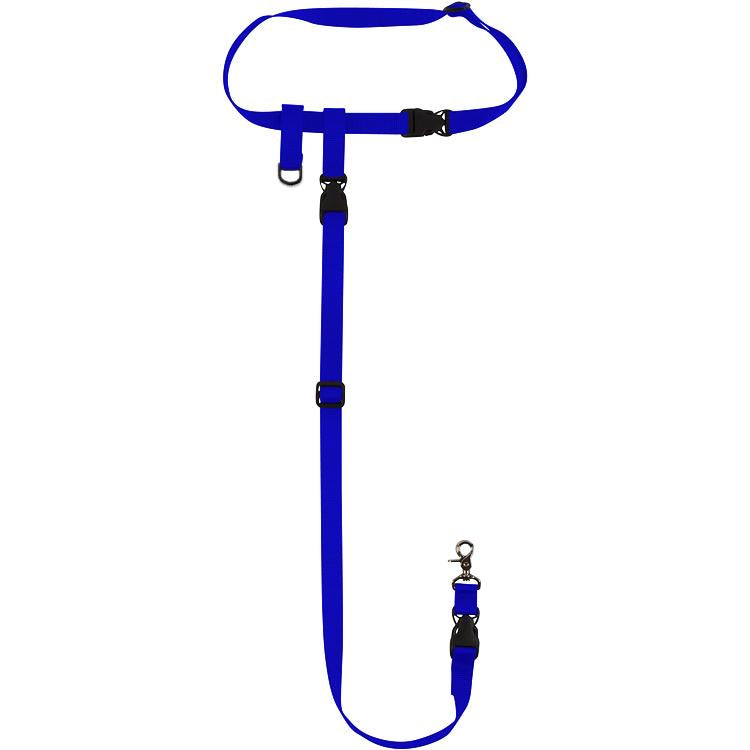 The Buddy System Waist Leash - Hands Free Dog Leash, Adjustable Leash for Running, Jogging, Training and Service Dogs, Great for Small, Medium and Large Dogs, Made in USA - for Regular Dogs Made in USA (over 20 Pounds)