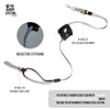 The Buddy System Accessories for Our Dog Leashes Made in USA (Small Dog Black, Retractable Leash)