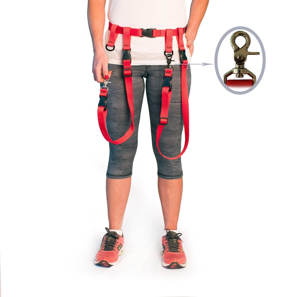 The Buddy System Extra Buddy - Hands Free Dog Leash Accessories, Fits All Our Dog Leashes, Versatile Leash System for Runners, Joggers and Dog Owners, Made in USA - Regular Dog System (22-40 inches)
